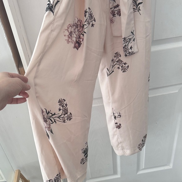 Dynamite Light Pink Floral Jumpsuit - Picture 2 of 8